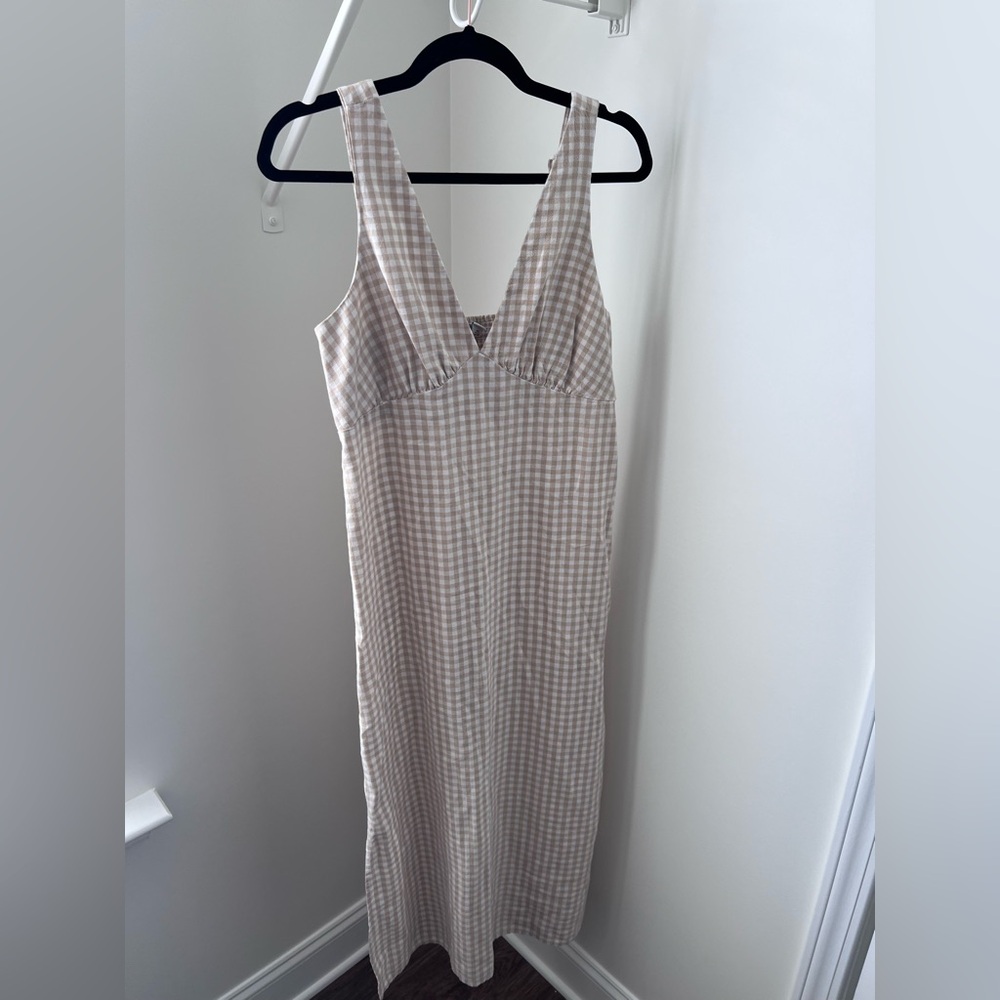 Checkered Sleeveless Dress